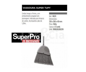 VASSOURA ANGULAR LIMPA CANTO SUPER TUPY BETTANIN