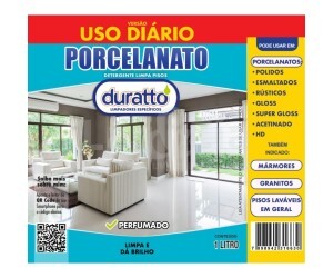 DURATTO LIMPADOR PARA PORCELANATO USO DIARIO 1L