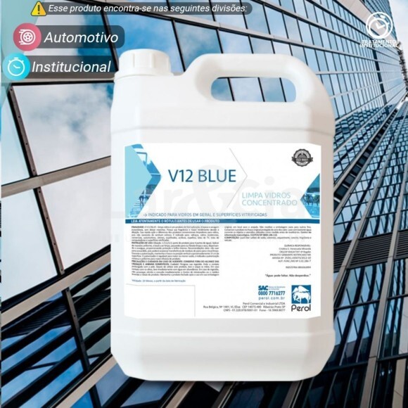 PEROL LIMPA VIDRO V12 5 LT