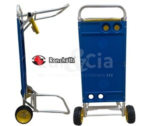 RONCHETTI CARRINHO DE PRAIA ALUMINIO