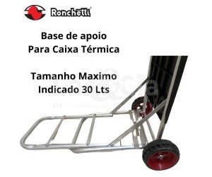 RONCHETTI CARRINHO DE PRAIA COM AVANCO ALUMINIO
