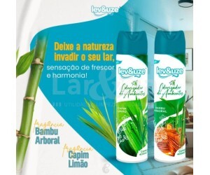 PURIFICADOR DE AR LEV E USE 400 ML BAMBU ARBORAL
